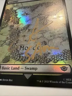 Sean Astin On Card Auto Gold Ink “Sam” Inscription Lord of the Rings Magic MTG - Image 3