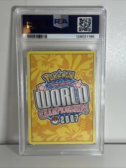 Jolteon Gold Star World Champ 2007 Promo PSA 9 Pokemon Card - Image 2
