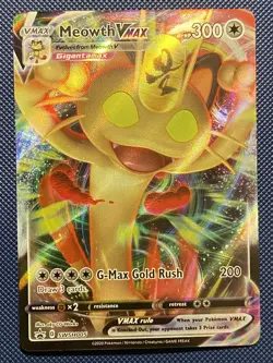 Meowth VMAX SWSH005 SWSH: Sword & Shield Promo Cards Holo - Image 1