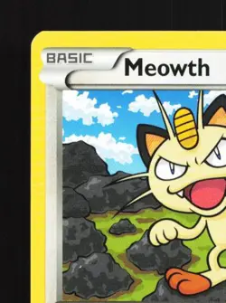 Meowth 74/124 LP Fates Collide English Pokemon Card TCG - Image 4