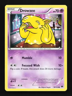 Drowzee 50/122 LP BREAKpoint English Pokemon Card TCG - Image 1