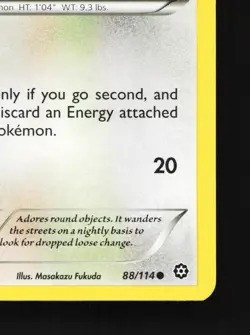 Meowth 88/114 Steam Siege MP Pokemon Card TCG - Image 3