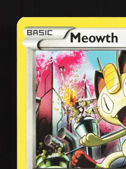 Meowth 88/114 Steam Siege MP Pokemon Card TCG - Image 4