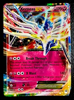 Xerneas Ex XY07 XY LP Holo Promo Pokemon Card Light Play - Image 1