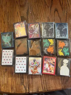 Pokemon TCG Card Sleeves Assorted Lot - Image 2