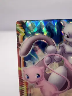 Pokemon Card Mewtwo & Mew Bandai Zukan Prism Clear Card No.03 Japanese - Image 2