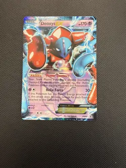 Deoxys EX Team Plasma BW82 Holo Black White Black Star Promo Pokemon TCG Card NM - Image 1
