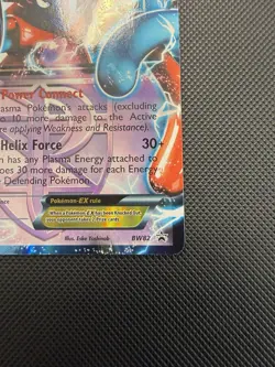 Deoxys EX Team Plasma BW82 Holo Black White Black Star Promo Pokemon TCG Card NM - Image 3