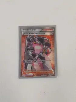 POKEMON Team Rocket's Handiwork Full Art Trainer Card Holo Rare - PRE-OWNED - Image 1