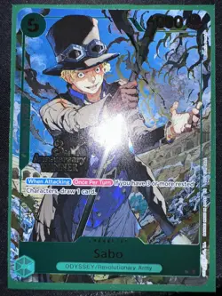 Sabo - OP09-027 (3rd Anniversary Winner) OP09-027 One Piece Promotion Cards Foil - Image 2