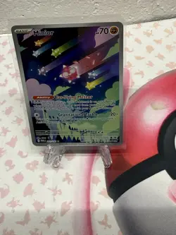 Pokemon TCG Minior Card Holo Illustration Rare, Paradox Rift 201/182 - Image 3