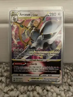 Pokemon TCG Arceus VSTAR Ultra Rare Card 123/172 World Championships 2022 - Image 1