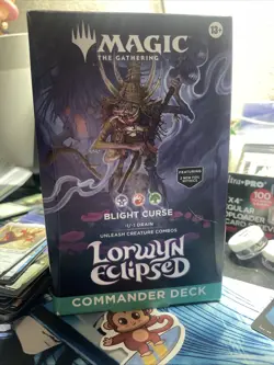 MTG Lorwyn Eclipsed - Commander Deck | Blight Curse IN HAND READY TO SHIP - Image 1