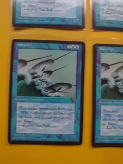 NArwhal. Homelands rare RESERVED LIST PLAYSET Old Vintage. MTG 4 Card - Image 3