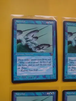 NArwhal. Homelands rare RESERVED LIST PLAYSET Old Vintage. MTG 4 Card - Image 5