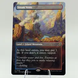 MTG Lorwyn Eclipsed - Steam Vents (Borderless) - ECL - NM - Image 1