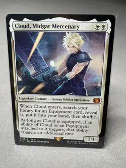 MTG Final Fantasy Cloud, Midgard Mercenary #010 M0010 NM - Image 1