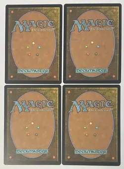 FAERIE TOKEN (Nonfoil) (Borderless) - MTG NM PURPLE AND GOLD SHADOW SIGNED 4 SET - Image 2