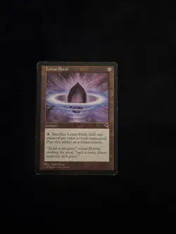 1x Magic The Gathering Tempest LOTUS PETAL LP/MP - Image 1
