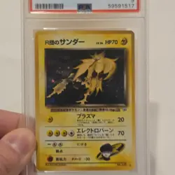 Pokemon TCG Rocket's Zapdos Challenge Darkness 145 Holo PSA 9 Japanese 70 HP - Image 2