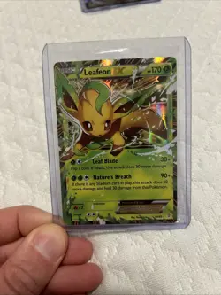 Pokemon Leafeon EX Holo Ultra Rare Card 10/83 XY Generations TCG - Image 1