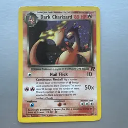 2000 Pokemon Card Dark Charizard HOLO 4/82 Team Rocket MP - Image 1