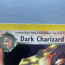 2000 Pokemon Card Dark Charizard HOLO 4/82 Team Rocket MP - Image 5