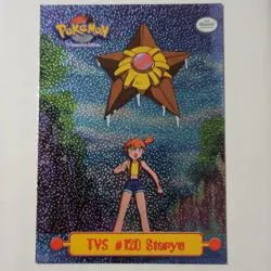 Topps Pokemon TV5 #120 Staryu Misty Foil Textured LP - Image 1