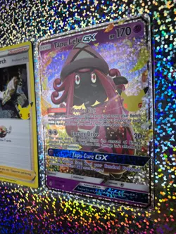 Pokemon TCG Celebrations: 60/145 Tapu Lele GX; 023/025 Professor's Research - Image 3