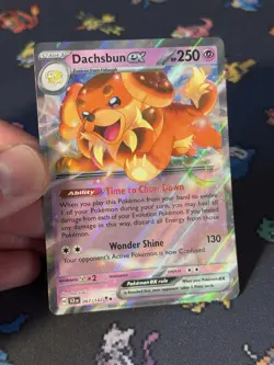 Pokemon Cards Dachsbun ex 067/142 Ultra Rare Stellar Crown - (NM) - Image 2