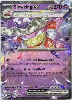 Slowking ex Double Rare - 086/193 - Paldea Evolved Pokemon 2023 - Image 1