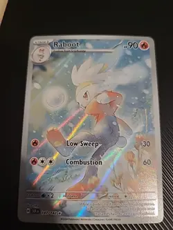 Raboot 147/142 Illustration Rare - Pokemon TCG Stellar Crown SV07 - NM/M - Image 1