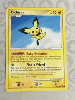 D1322 POKEMON TCG POP SERIES 9 PICHU 11 NM UNCOMMON - Image 1