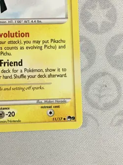 D1322 POKEMON TCG POP SERIES 9 PICHU 11 NM UNCOMMON - Image 5