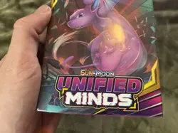 Pokemon TCG Sun & Moon Unified Minds Hanger Box Sealed (3 Booster Packs) - Image 2