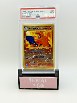 Charizard Promo #006 Reverse Foil 2000 Pokemon Japanese Neo 2 PSA 9 - Image 1