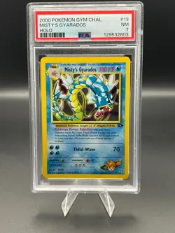 Misty's Gyarados 13/132 Holo - 2000 Pokemon: Gym Challenge - PSA 7 - Image 1