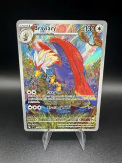 Braviary 214/191 Illustration Rare Pokemon Surging Sparks Near Mint Ultra Rare - Image 1