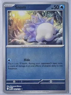Snom (Reverse Holo) 042/132 - Mega Evolution - Pokemon - NM/M English - Image 1