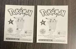 1999 #77 Ponyta & #78 Rapidash Pokemon Merlin Sticker Topps Nintendo - Image 2