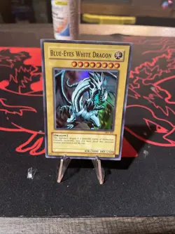 🔥YUGIOH • BLUE-EYES WHITE DRAGON • SUPER RARE • SKE-001 • UNLIMITED • VLP🔥 - Image 1