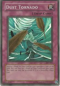 Moderately Played Dust Tornado - PSV-011 - Super Rare - Unlimited Edition - YuGi - Image 1