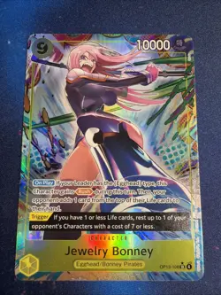 Jewelry Bonney (108) (Alternate Art) OP13-108 Carrying On His Will Foil - Image 1