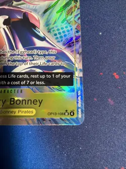 Jewelry Bonney (108) (Alternate Art) OP13-108 Carrying On His Will Foil - Image 2