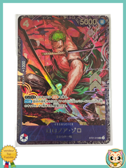 Zoro ST21-015 Flagship Battle 2025 Top 8 Prize Promo ONE PIECE Card Japanese - Image 3
