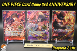 Luffy Ace Sabo SEC SP ONE PIECE Card Game 3rd ANNIVERSARY 3SET OP09-119 Japanese - Image 1
