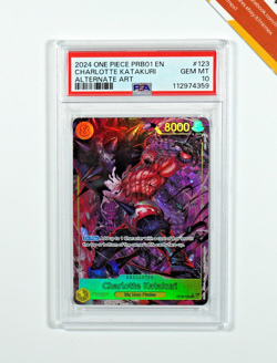One Piece PSA 10 Charlotte Katakuri #PRB01 Alternate Art 2024 English - Image 1