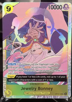Jewelry Bonney OP13-108 SR One Piece TCG |Egghead | Vegapunk Deck Staple - Image 3