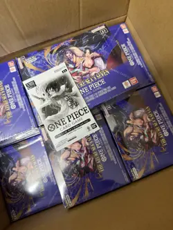 One Piece OP-14 Box The Azure Sea's Seven Booster BOX - ENG SEALED + PROMO ENG - Image 2