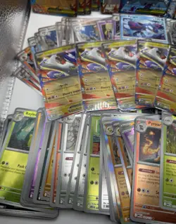 Pokemon TCG Mega Evolution All Holo Reverse EX Promo Jumbo Figure Lot 100 Cards - Image 3